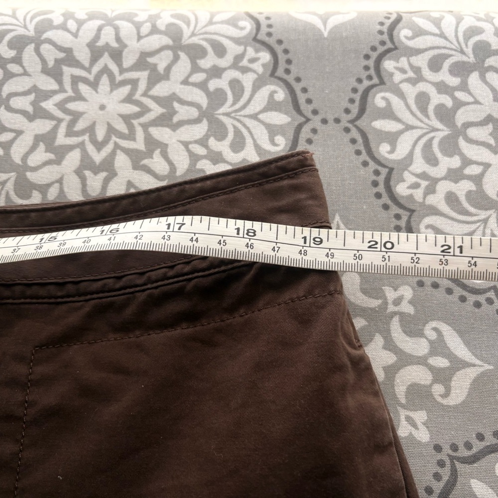 J. Jill Brown Drawstring Cotton Shorts - Picture 12 of 12